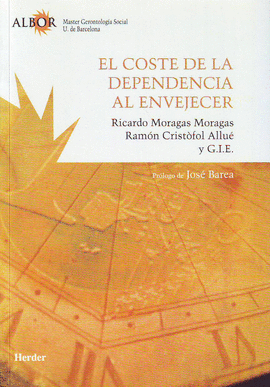 EL COSTE DE LA DEPENDENCIA AL ENVEJECER