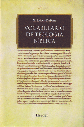 VOCABULARIO DE TEOLOG�A B�BLICA