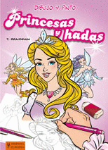 PRINCESAS Y HADAS DIBUJO Y PINTO