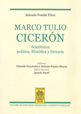 MARCO TULIO CICERN. SEMBLANZA POLTICA, FILOSFICA Y LITERARIA