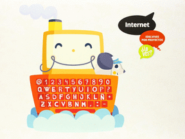 INFANTIL - INTERNET - �LO VES?  (LETRA LIGADA