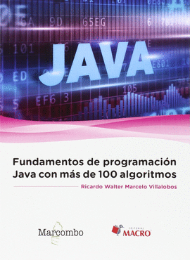 FUNDAMENTOS DE PROGRAMACIN JAVA CON MS DE 100 ALGORITMOS