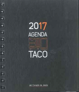 AGENDA TACO SGDO CORAZON 2017 NARANJA