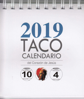 TACO CALENDARIO 2019 PEANA SAGRADO CORAZN