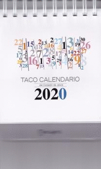 TACO CALENDARIO 2020 PEANA NMEROS