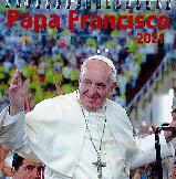 CALENDARIO 2021 MESA PAPA FRANCISCO