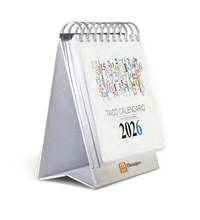 TACO 2026 CALENDARIO DEL CORAZON DE JESUS MESA - NUMEROS