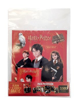 STARTER PACK ALBUM Y 4 SOBRES HARRY POTTER ANTOLOGY