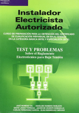 INSTALADOR ELECTRICISTA AUTORIZADO