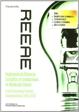 REEAE. REGLAMENTO DE EFICIENCIA ENERG�TICA EN INSTALACIONES ALUMBRADO EXTERIOR