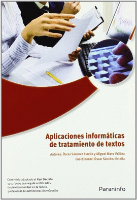 APLICACIONES INFORMTICAS DE TRATAMIENTO DE TEXTOS