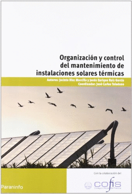 ORGANIZACIN Y CONTROL DEL MANTENIMIENTO DE INSTALACIONES SOLARES TRMICAS