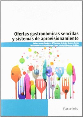 OFERTAS GASTRON�MICAS SENCILLAS Y SISTEMAS DE APROVISIONAMIENTO