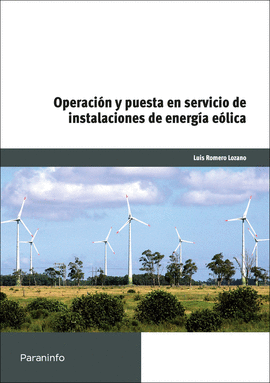 OPERACIN Y PUESTA EN SERVICIO DE INSTALACIONES DE ENERGA ELICAS