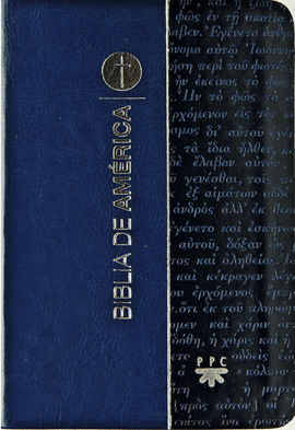 BIBLIA DE AMERICA POPULAR AZUL FLEXIBLE