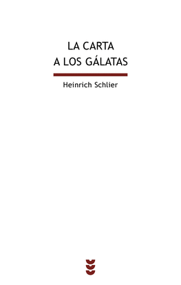 LA CARTA A LOS G�LATAS