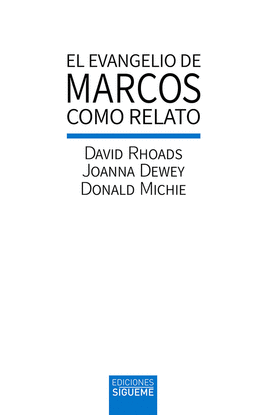 EVANGELIO DE MARCOS COMO RELATO, EL