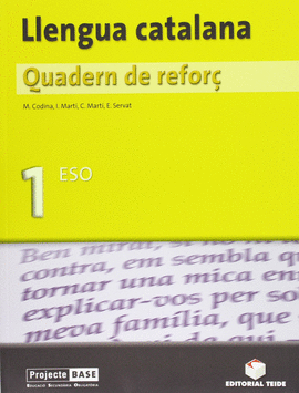 LLENGUA CATALANA. QUADERN DE REFOR� 1