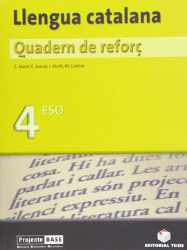 QUADERN DE REFOR�. LLENGUA CATALANA 4T ESO