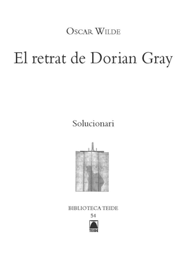 GUIA DIDCTICA. EL RETRAT DE DORIAN GRAY. BIBLIOTECA TEIDE