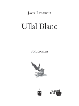 SOLUCIONARI. ULLAL BLANC - COLLECCI DUAL