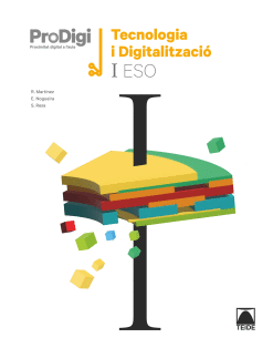 TECNOLOGIA I DIGIT I ESO QUADER PRODIGI
