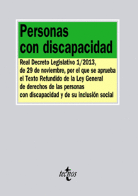PERSONAS CON DISCAPACIDAD RD 1/2013