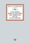 LECCIONES PARA EL ESTUDIO DEL DERECHO LOCAL