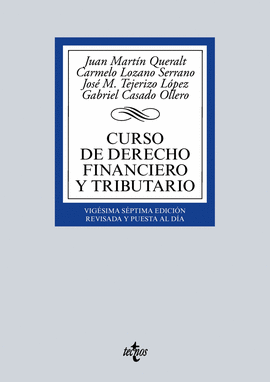 CURSO DE DERECHO FINANCIERO Y TRIBUTARIO