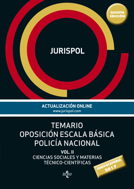 TEMARIO OPOSICIN ESCALA BSICA POLICA NACIONAL