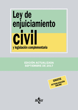 LEY DE ENJUICIAMIENTO CIVIL Y LEGISLACIN COMPLEMENTARIA