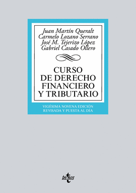 CURSO DE DERECHO FINANCIERO Y TRIBUTARIO