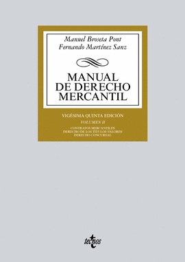 MANUAL DE DERECHO MERCANTIL