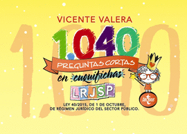 1040 PREGUNTAS CORTAS EN CUQUIFICHAS LRJSP