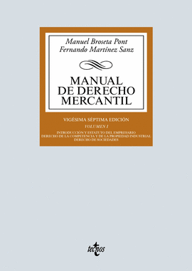 MANUAL DE DERECHO MERCANTIL