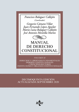 MANUAL DE DERECHO CONSTITUCIONAL