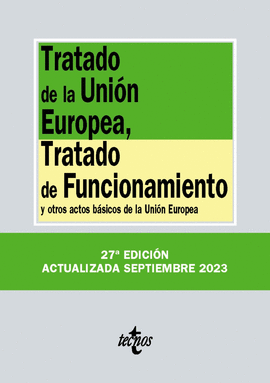 TRATADO DE LA UNION EUROPEA TRATADO DE FUNCIONAMIENTO 27ED