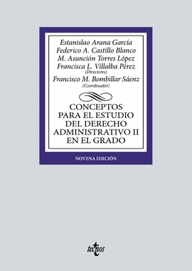 CONCEPTOS PARA EL ESTUDIO DEL DERECHO ADMINISTRATIVO II EN EL GRADO