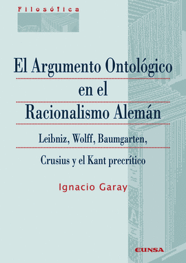 EL ARGUMENTO ONTOLGICO EN EL RACIONALISMO ALEMN