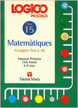 LOGICO PICCOLO COMPTAR FINS A 40. MATEMATICAS. FICHAS