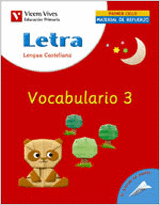 LETRA VOCABULARIO 3. CUADERNO. LENGUA Y LITERATURA