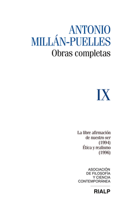MILLAN-PUELLES. VOL. IX. OBRAS COMPLETAS