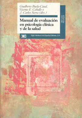 MANUAL DE EVALUACIN EN PSICOLOGA CLNICA Y DE LA SALUD