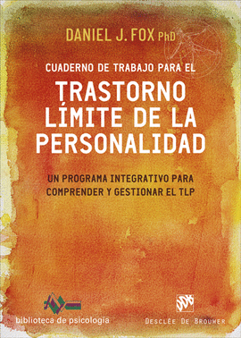 CUADERNO DE TRABAJO PARA TRASTORNO LIMITE DE LA PERSONALIDA