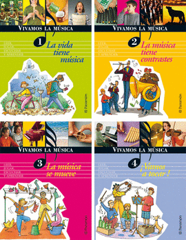 VIVAMOS LA M�SICA (4 TOMOS) + 2 CDS
