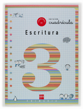 CUADERNO 3 DE ESCRITURA, CUADRCULA. 1 PRIMARIA