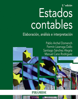 (5 ED) ESTADOS CONTABLES - ELABORACION, ANAL