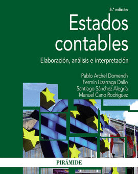 (5� ED) ESTADOS CONTABLES - ELABORACION, ANAL