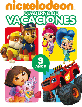 CUADERNO DE VACACIONES NICKELODEON. 3 A�OS