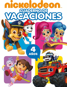 CUADERNO DE VACACIONES NICKELODEON. 4 A�OS